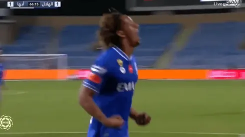 André Carrillo anotó el 2-1 parcial del Al Hilal.