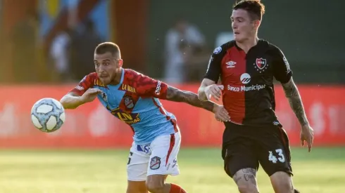 Aníbal Moreno durante un partido de Newell's.