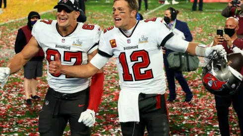 Rob Gronkowski y Tom Brady