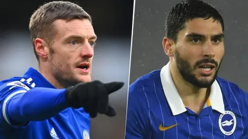 Jamie Vardy y Neal Maupay (Imagen: Getty)