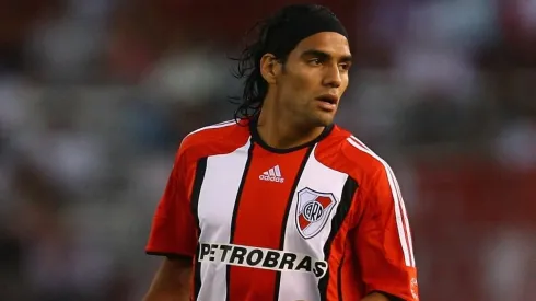 Radamel Falcao García en su paso por River.