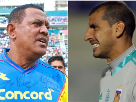 El Negro Santos tundió a Nahuel Guzmán por reclamarle mano a Lewandowski