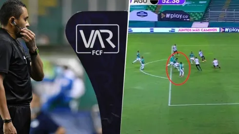 El gravísimo error del juez Keiner Jiménez y el VAR en el partido entre Cali y Águilas Doradas.