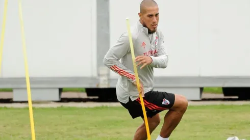 Jonatan Maidana ya se entrenó con el plantel de River.