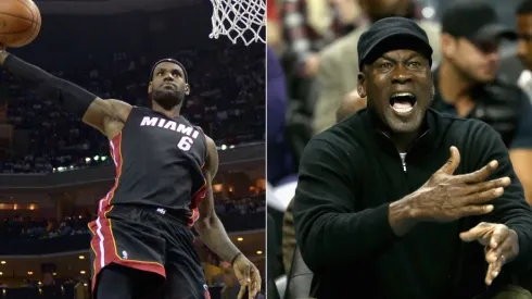LeBron James y Michael Jordan