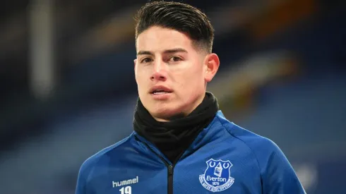 James Rodríguez, jugador del Everton de Inglaterra.