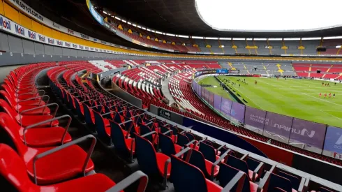 El Estadio Jalisco, por ahora sin aficionados de Atlas.
