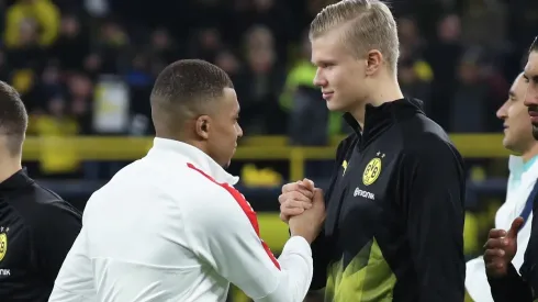 Ni al entrenador, ni a sus compañeros: Haaland le agradeció a Mbappé tras la victoria