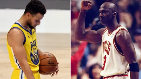 Stephen Curry y Michael Jordan