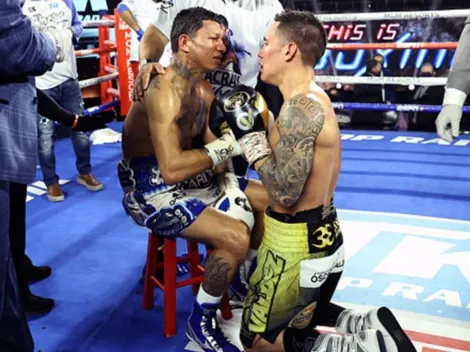 Oscar Valdez y un ejemplar mensaje en Instagram para Miguel Berchelt