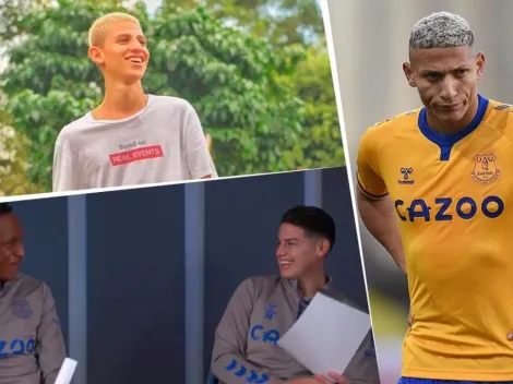 James y Mina se burlaron de Richarlison por parecerse a La Liendra