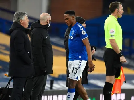 Ancelotti confirmó el tiempo de más que Yerry Mina estará ausente por lesión