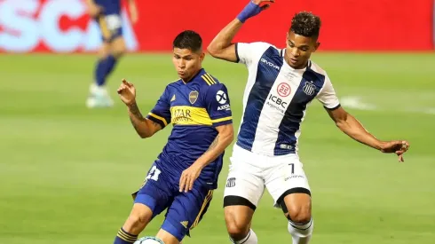 Diego Valoyes enfrentando a Boca Juniors.