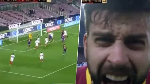 Minuto 93, Barcelona necesitaba un gol ¡y Piqué amargó a todo Sevilla!
