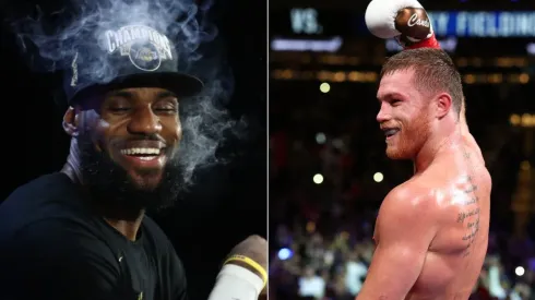 LeBron James y Canelo Álvarez (Foto: Getty)