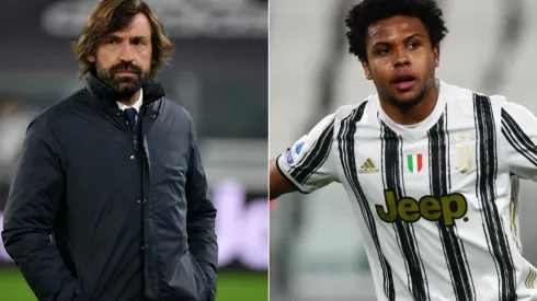 Andrea Pirlo y Weston McKennie (Foto: Getty)