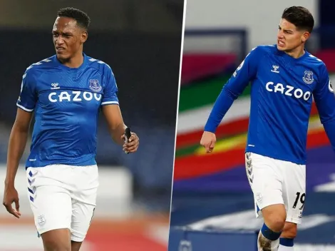 Una buena y una mala: Yerry volvió a entrenar con Everton, pero James no aparece