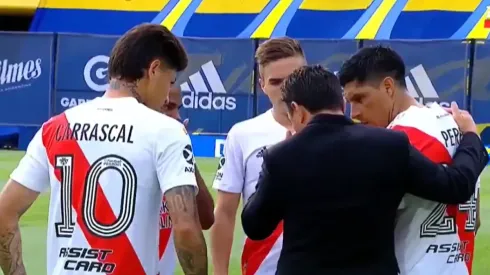 Video: la reacción de Gallardo cuando vio cómo estaba parado Boca