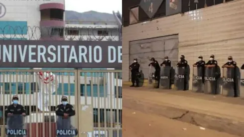 Por el momento ambos estadios están reciben resguardo policial.