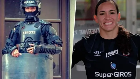 Luz Katherine Tapia, la mujer que renunció a la Policía para seguir su sueño de jugar al fútbol profesional.
