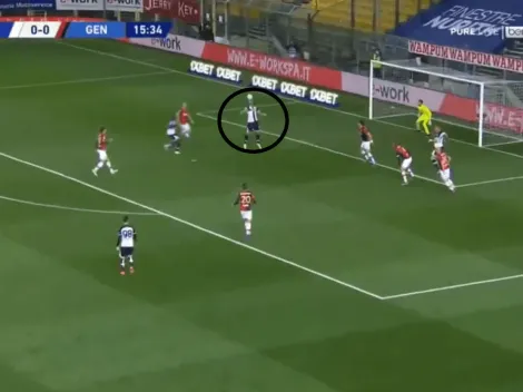 Video: Pellè la paró de pecho y metió un golazo infernal de chilena para Parma