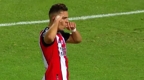 El festejo de Rafael Santos Borré.