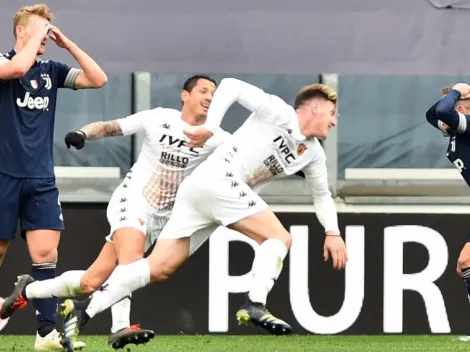 Gianluca Lapadula fue parte del triunfo de Benevento sobre la Juventus