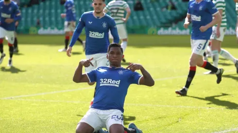 Alfredo Morelos y su debut goleador en uno de los clásicos más importantes del mundo