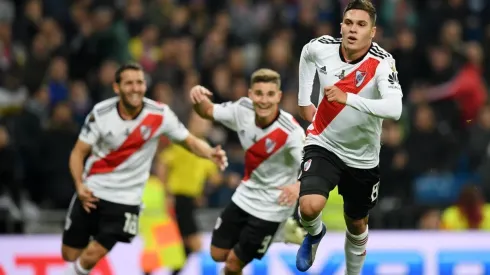 El momento del gol de Juan Fernando Quintero.