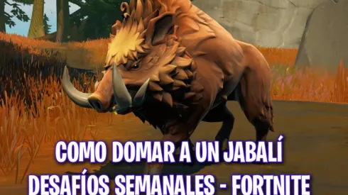 Cómo domar a un jabalí en Fortnite - Desafíos Semana 2