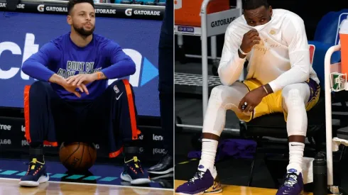 Stephen Curry y LeBron James