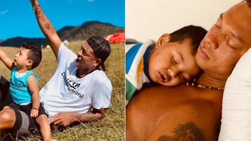 Ternura total: hermosa foto de Fredy Guarín y su hijo hincha de Millonarios