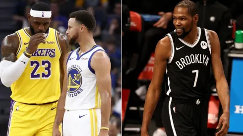 LeBron James, Stephen Curry y Kevin Durant