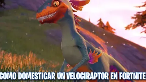 Cómo domesticar un Velociraptor en Fortnite