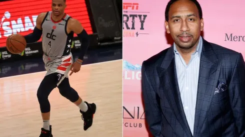 Russell Westbrook y Stephen A. Smith