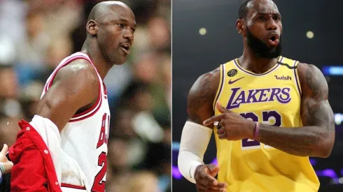 Michael Jordan y LeBron James