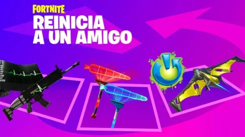Consigue nuevas recompensas gratuitas en Fortnite con "Reinicia a un amigo"