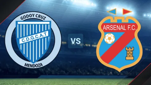 Godoy Cruz vs. Arsenal de Sarandí por la Copa de la Liga.