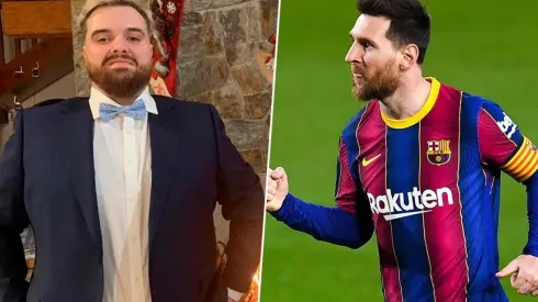 Ibai eligió una foto de Messi como "la mejor en la historia de los Clásicos"