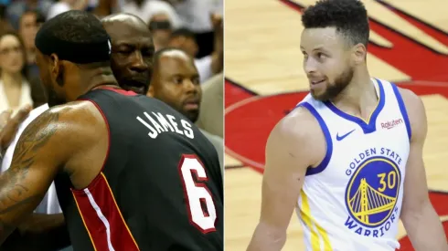 LeBron James, Michael Jordan y Stephen Curry