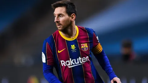 Lionel Messi, siempre atento y comprometido.