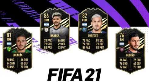 El TOTW 29 del FIFA 21 dominado por argentinos: nuevas cartas de Banega, Paredes, Buendía y Gudiño