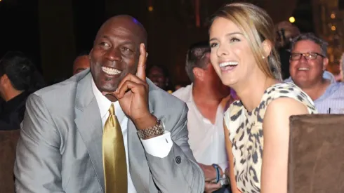 Michael Jordan y Yvette Prieto