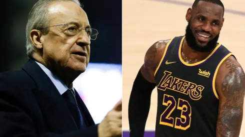 Florentino Pérez y LeBron James (Fotos: Getty)