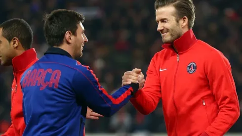 Lionel Messi y David Beckham (Foto: Getty)