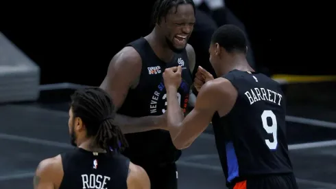 Derrick Rose, Julius Randle y RJ Barrett