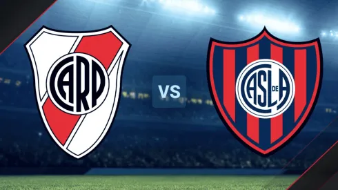 River vs. San Lorenzo por la Copa de la Liga Profesional.