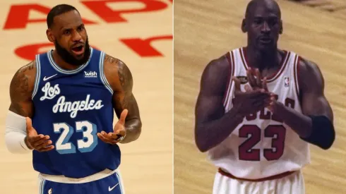 LeBron James y Michael Jordan