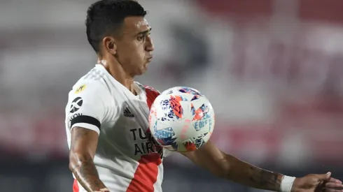 Matías Suárez con la camiseta de River.