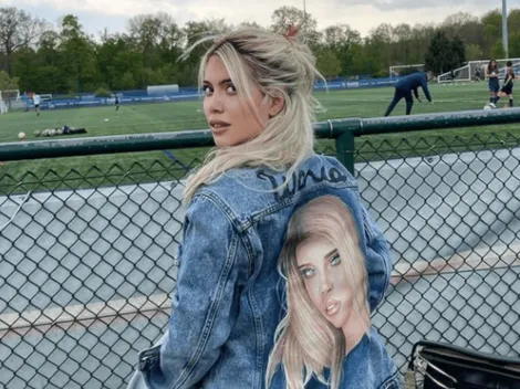 En corpiño y calzas: la foto de Wanda Nara tirada en el sillón